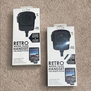 Hype Retro Walkie-Talkie Handset